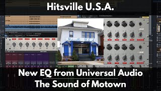 Hitsville USA  New EQ from Universal Audio  The Sound of Motown [upl. by Namajneb]