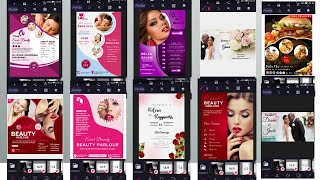 Top 10 Jhex Graphics Beauty And Make up Plp Flyers  Pixellab Editing [upl. by Amaerd184]