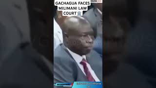 ⚡Gachagua Arrives at Milimani Impeachment Unfolds kenyapolitics gachagua milimani court [upl. by Kono]