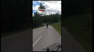 Double Wheelie  BMW 1250 GS [upl. by Loesceke]