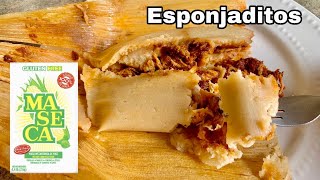 TAMALES DE MASECA EN ADOBOPOROSITOS receta fácil [upl. by Derwood]