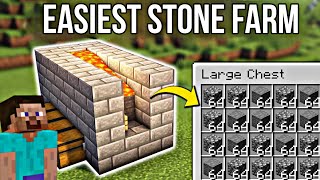 The EASIEST Automatic CobblestoneStone Generator in Minecraft 121 Tutorial [upl. by Flaherty916]