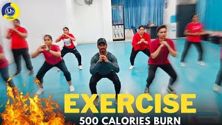 Home Workout  500 Calories Burn  Fitness Video Exercise  Zumba Fitness With Unique Beats [upl. by Rather]