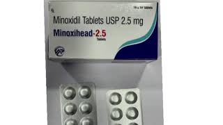 Minoxihead 25 Tablets Minoxidil Tablets USP 25 mg [upl. by Briana]