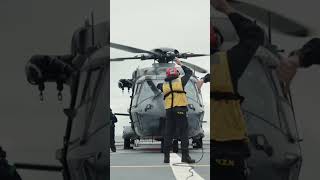 NH90 helicopter training with HMNZS Canterbury  New Zealand Defence Force [upl. by Willyt295]