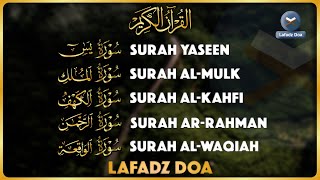 Murottal AlQuran Merdu AlKahfi  Ngaji Merdu Murottal Surat AlKahfi ArRahman AlMulk Yasin AlWaqiah [upl. by Egroej]