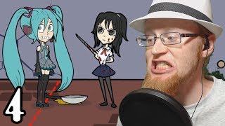 Yandere and Hatsune Miku  Rubius Saw Game 4  Lets Play [upl. by Madlen]