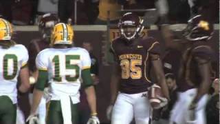 Minnesota  North Dakota State football highlights [upl. by Ilecara563]