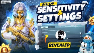 Bixi Op SENSITIVITY amp SETTINGS  BIXI OP All Settings Revealed  Five Finger Claw [upl. by Aissenav]