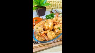 Crispy Butterfly Shrimp Recipe [upl. by Rexferd]