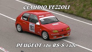 SALITA PEDAVENA  CROCE DAUNE 2024  CLAUDIO VEZZOLI  PEUGEOT 106 RSS 1400  BY BELLUNOVIDEO [upl. by Loggia868]