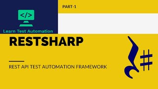 RestSharp v108 REST APIs Testing using C RestSharp and Net Core  Part 1 [upl. by Oeniri835]