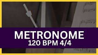 Metronome 120 BPM 44 [upl. by Cedric]