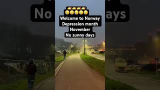 Welcome to Norway depressions month shortvideo depression shorts [upl. by Dijam654]