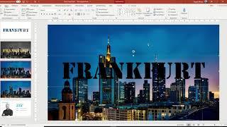 Mit diesem Trick Texte mit Bildmotiven in PowerPoint füllen [upl. by Ahsirk]