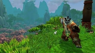 World of Warcraft Mists of Pandaria  Pandaren Starting zone  Monk first 5 levels Gameplay 1080p [upl. by Wolliw800]