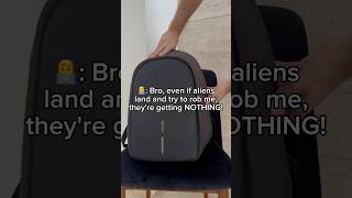 This antitheft backpack hides its zippers Genius design Get yours—link in the comments [upl. by Nek]