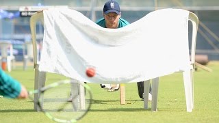 Tennis wicketkeeping drills with Jos Buttler [upl. by Ancier]