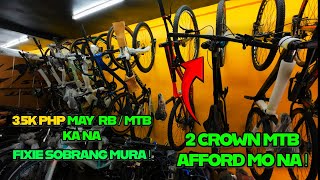 DITO KA LANG MAKAKA KITA NG MURANG MTB NA DOUBLE CROWN  recommended ko lang tong bikeshop [upl. by Ateuqal848]