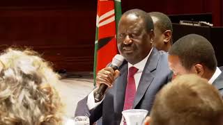 Raila speaks french during AU veting [upl. by Meakem]