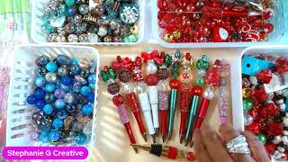 TIKTOK shop bead and pen haul New styles [upl. by Venable]