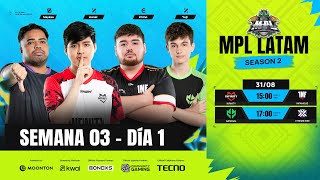 MPL LATAM S2 Regular Season LIVE  Week 3 Day 5  Mobile Legends Bang Bang MPLLA [upl. by Norvall]