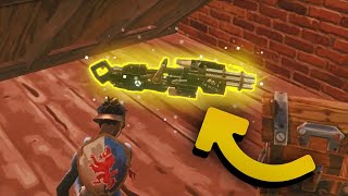 LE MINIGUN SUPERLÉGENDAIRE LARME DE DESTRUCTION MASSIVE Fortnite Battle Royale [upl. by Anert]