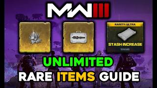 ✅UNLIMITED RARE ITEMS in MW3 ZOMBIES NEW✅ MW3 Zombies Best Weapons Guide  Unlock Schematics mw3 [upl. by Cloris921]