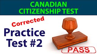 Canadian Citizenship Test  Practice Test 2 [upl. by Eidac]