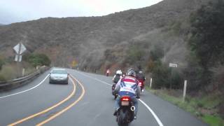 Ortega Hwy Ride Chad Crash 1 of 2 [upl. by Zulch]