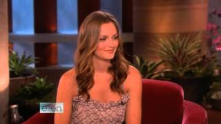 Leighton Meester On Ellen 24042009  LEGENDADO [upl. by Eilloh]