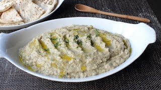 Baba Ghanoush  How to Make Roasted Eggplant Dip amp Spread [upl. by Doug]