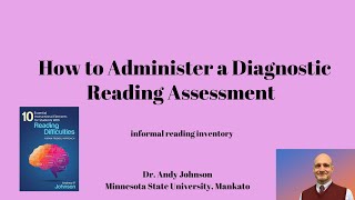 Diagnostic Reading Assessment informal reading inventory [upl. by Biggs]