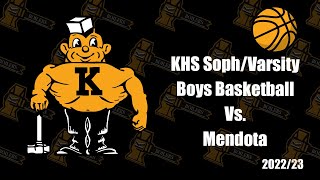 KHS Soph amp Varsity Boys Basketball Vs Mendota [upl. by Freddy]