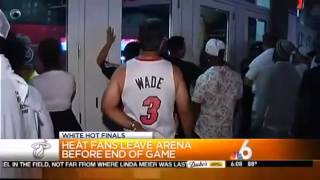 Miami Heat Fans Leave The Arena Early Thinking They Lost Try Coming Back [upl. by Sturdivant]