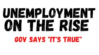 UNEMPLOYMENT ON THE RISE  Government Recognises The Growing Problem [upl. by Tammi865]