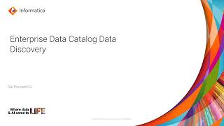 Data Discovery in Enterprise Data Catalog [upl. by Odnumyer]