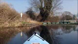 Kayak Stanwick Lakes Backwater [upl. by Nibram]