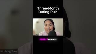 Is the threemonth dating rule something you follow in dating 💕 [upl. by Kcirded]