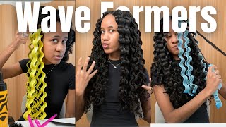 HOW TO DO WAVE FORMERS  NATURAL HAIR 101 [upl. by Yeldua]