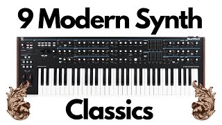 Modern Synth Classics 9 Incredible Synthesizers  OSCILLATORS amp PERCOLATORS [upl. by Herates]