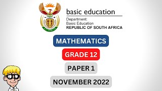 November 2022 Maths Paper 1 [upl. by Vallo198]