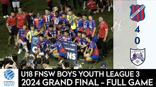 U18  FULL GAME 22092024  Prospect 40 Gladesville  BYL3 Grand Final [upl. by Bitthia]