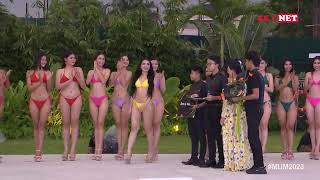 Miss Universe Myanmar 2023 Swinsuit Presentation  Live Stream [upl. by Akyre821]