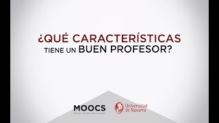 ¿Qué características tiene un buen profesor  Reflexiones Compromiso de Educar [upl. by Rednaxela]