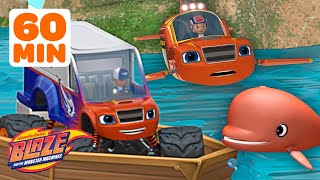 Blazes Summer Adventures and Rescues 🚗☀️  60 Minutes  Blaze and the Monster Machines [upl. by Sileas620]