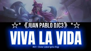 Ahri  Viva la vida by Rosé Solo Color coded lyrics Eng [upl. by Ijnek]