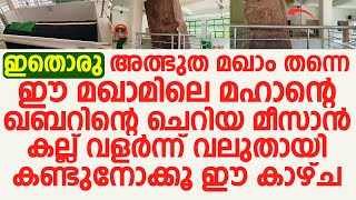 ഈ മഖാമിലെ ഖബറിൻ്റെ ചെറിയ മീസാൻ കല്ല് വളർന്ന് വലുതായി  Maqam Video [upl. by Collier696]