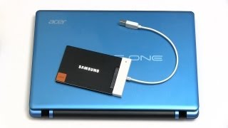 Laptop SSD Upgrade Aspire One 725 [upl. by Cotter]