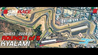 Sim Race SA  20242B simGT3  Round 3 of 5  Kyalami powered by JooTech Simworks [upl. by Sirmons719]